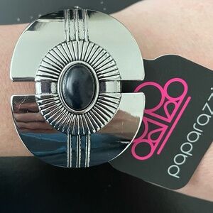 Silver and black bracelet. NWT.